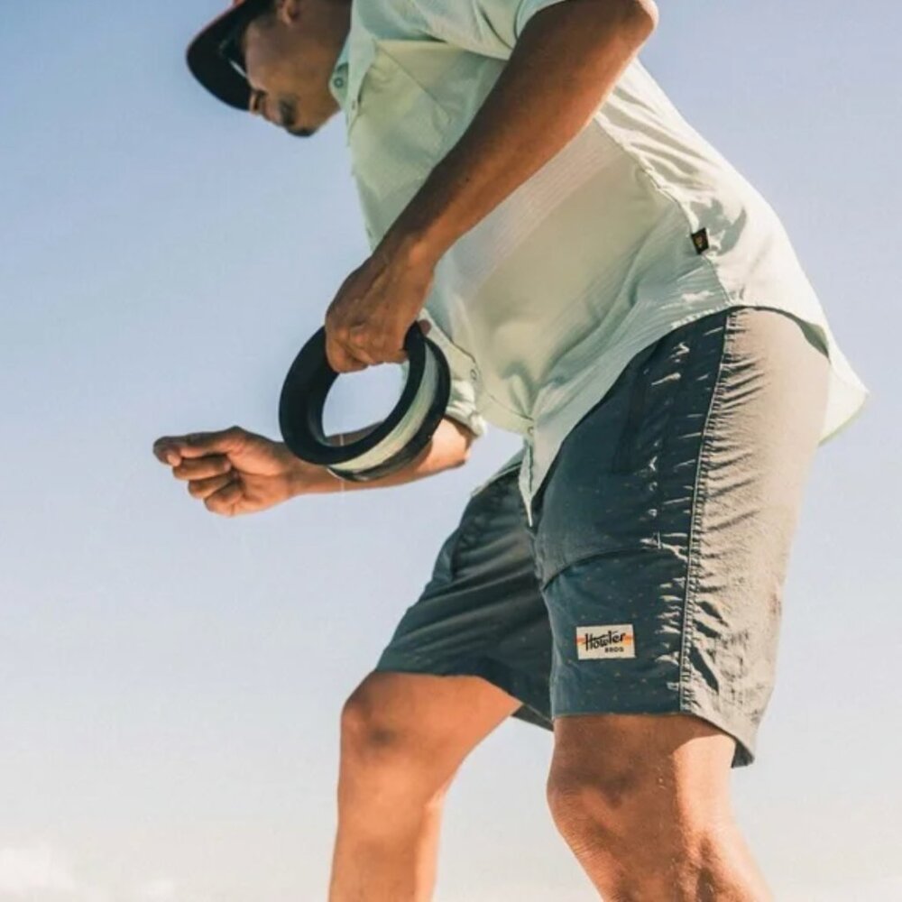 Howler Brothers Pedernales Packable Short Blue 36